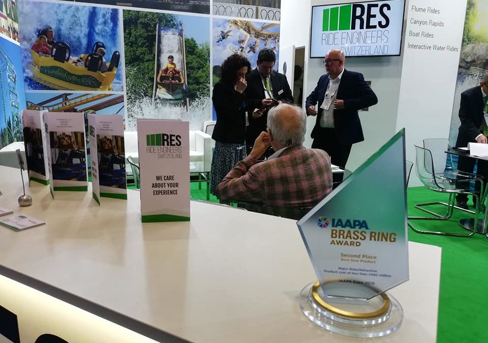 ”Brass Ring Award” for Ride Engineers Switzerland “Best New Product Major Rides / Attractions”