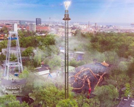 Highest Freefall Tower in Danmark for Tivoli Friheden